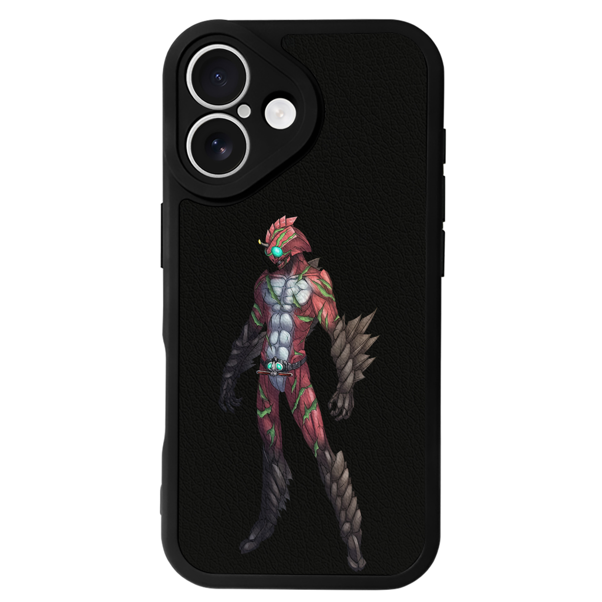 （画像用） ウルトラマン Ultraman 【iPhone 16シリーズ対応】シリコンスマホケース（レザー調） 材質：シリコン